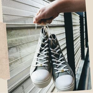 PF Flyers Allston high top retro women’s sneaker green Canvas 7